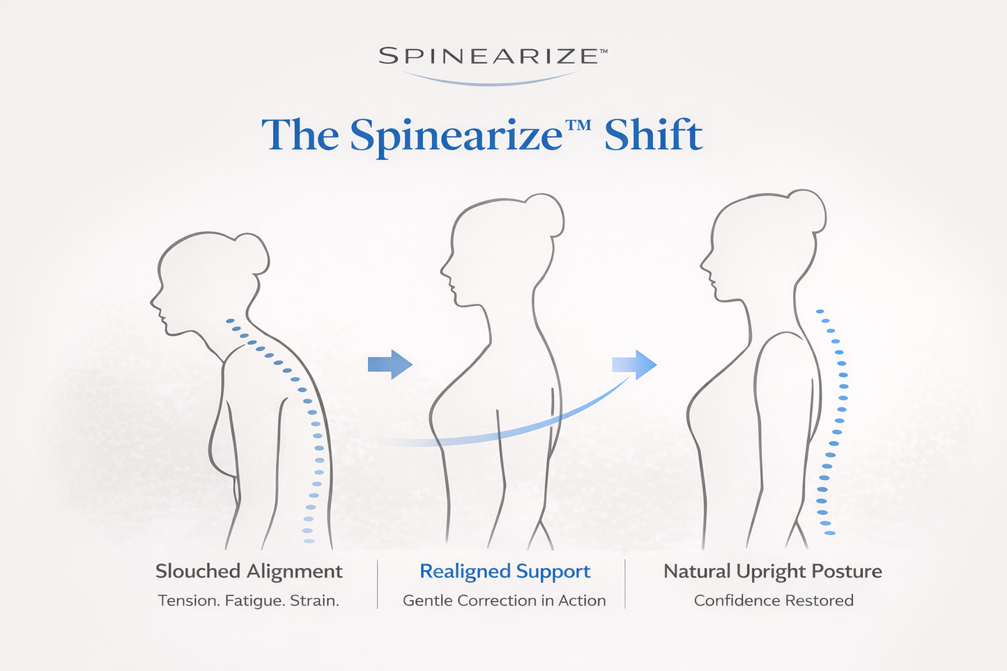 SPINEARIZE™ Adjustable Posture Corrector – Back & Shoulder Support Belt for Men & Women